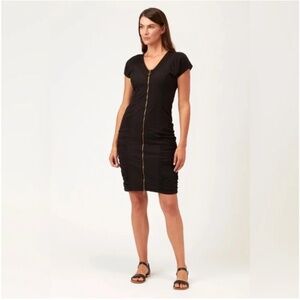 XCVI Imogen Dress Black Size Small